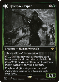 Howlpack Piper // Wildsong Howler [Innistrad: Double Feature]-3