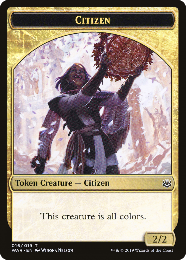 Citizen Token [War of the Spark Tokens]-1