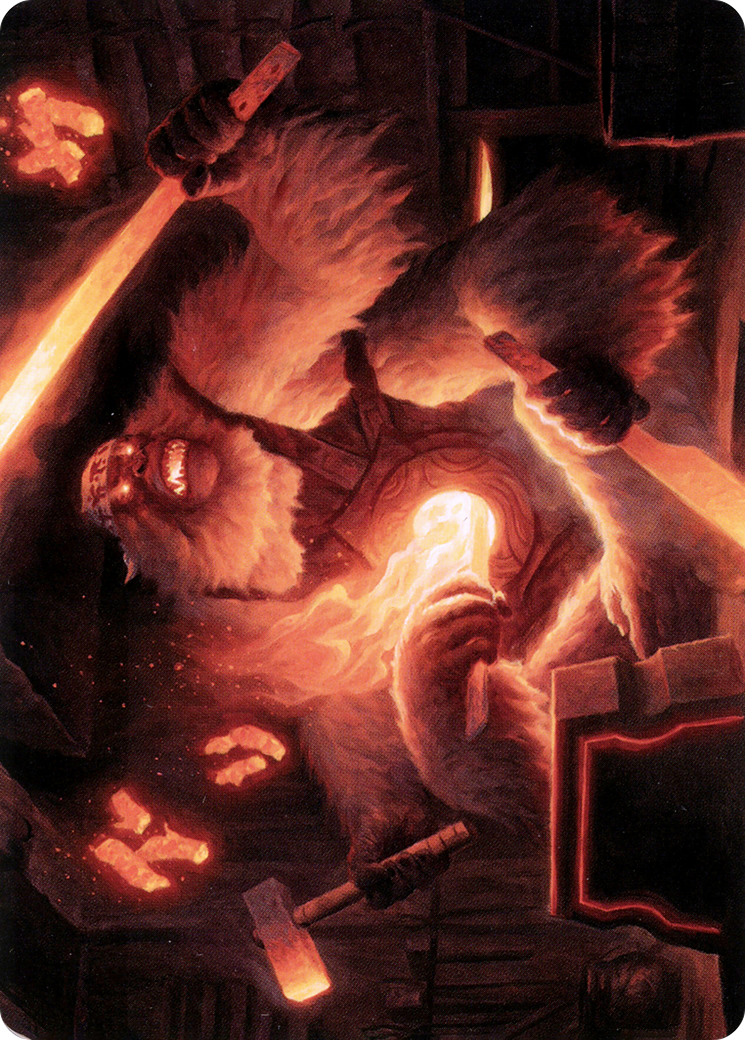 Kami of Industry // Kami of Industry (ANEO-017) - Neon Dynasty Art Series (Borderless) Foil-1