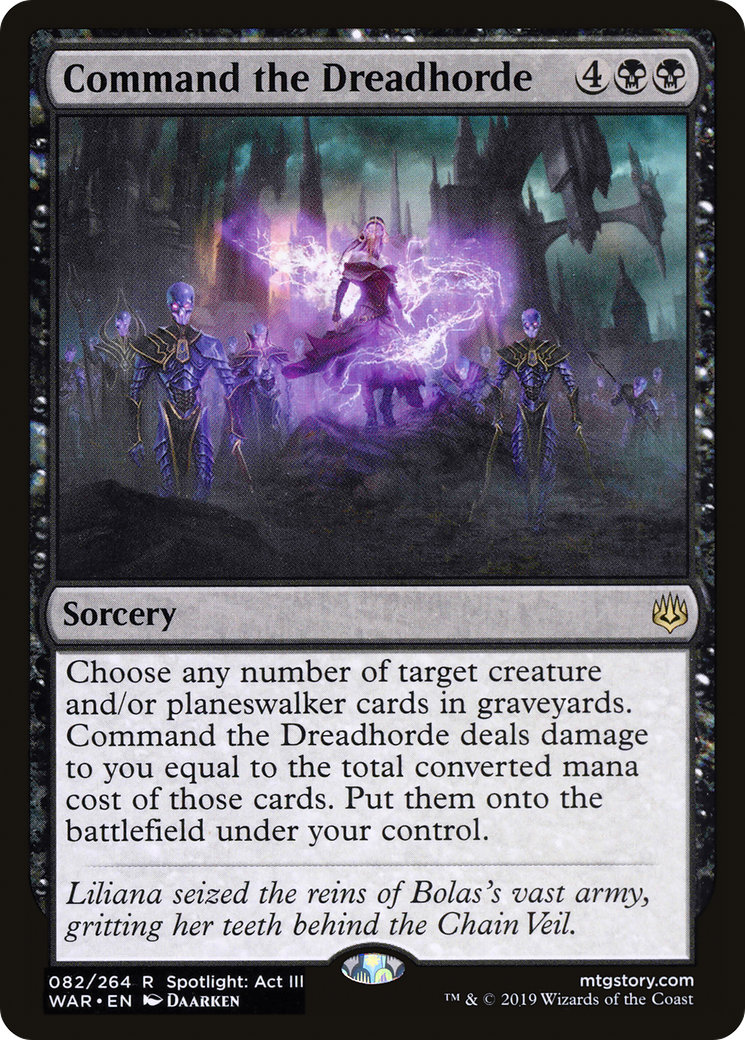 Command the Dreadhorde [War of the Spark]-1