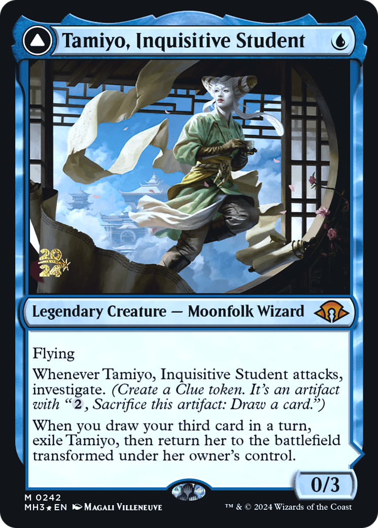 Tamiyo, Inquisitive Student [Modern Horizons 3 Prerelease Promos]-3
