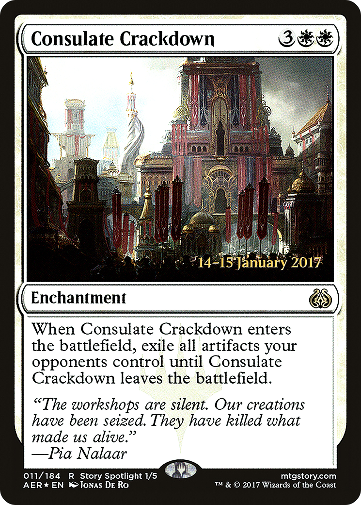 Consulate Crackdown [Aether Revolt Prerelease Promos]-1