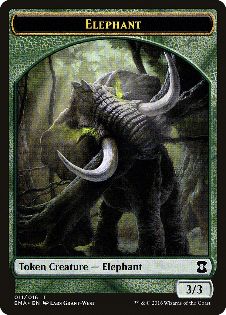 Elephant Token [Eternal Masters Tokens]-1