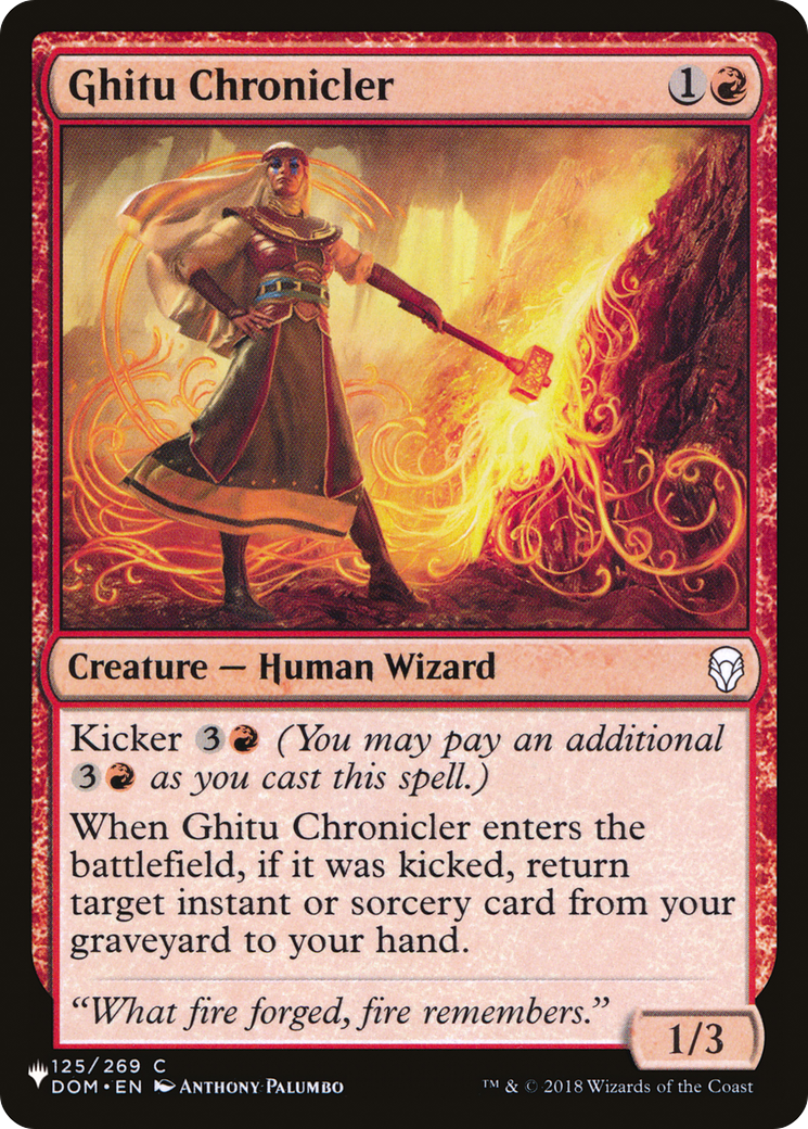 Ghitu Chronicler [The List]-1