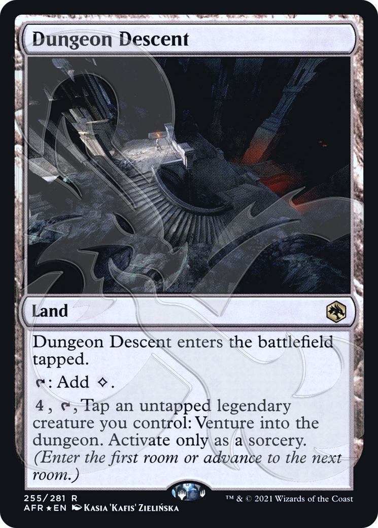 Dungeon Descent (Ampersand Promo) [Dungeons & Dragons: Adventures in the Forgotten Realms Promos]-1