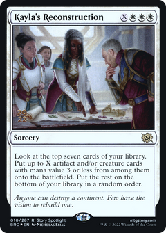 Kayla's Reconstruction [The Brothers' War Prerelease Promos]-1