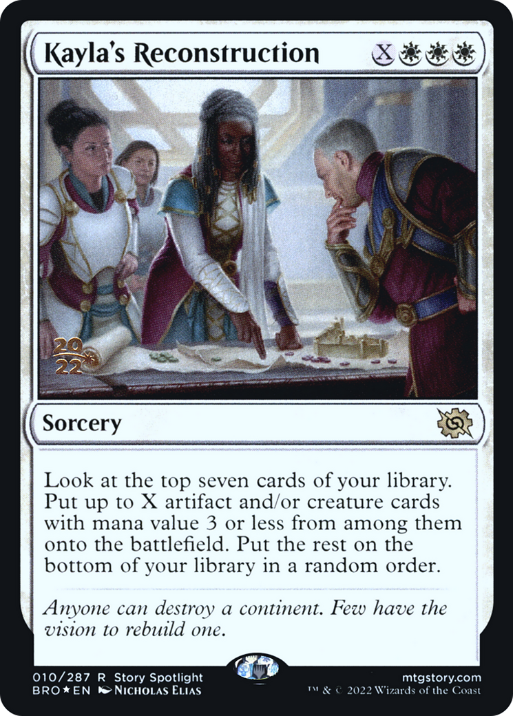 Kayla's Reconstruction [The Brothers' War Prerelease Promos]-1
