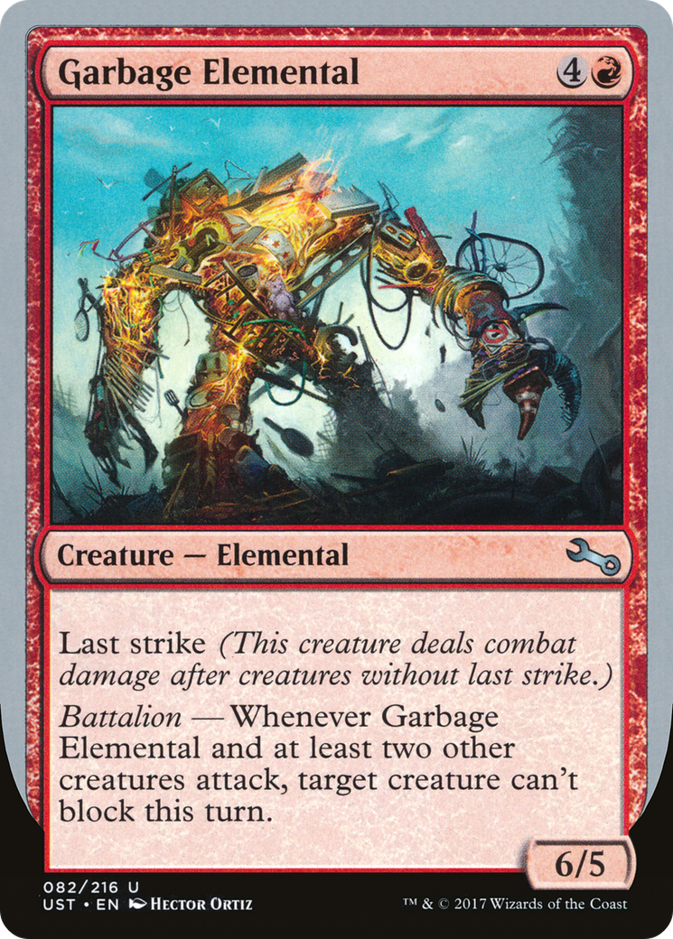 Garbage Elemental (6/5 Creature) [Unstable]-1