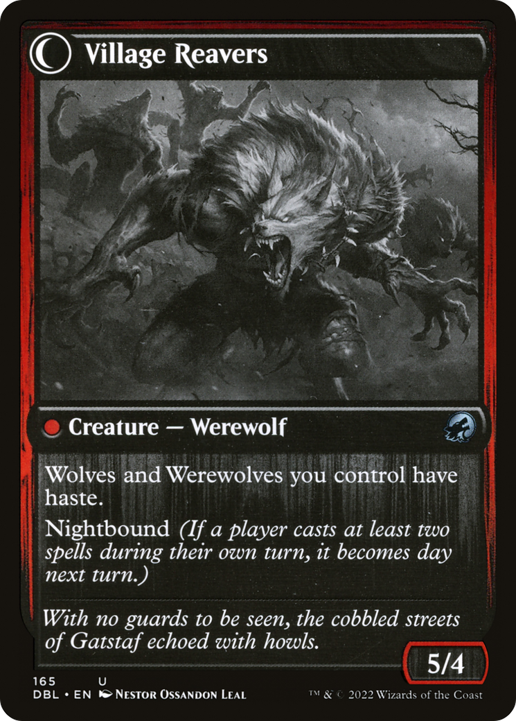 Village Watch (DBL-165) - Innistrad: Double Feature: (Double Faced Transform)-2