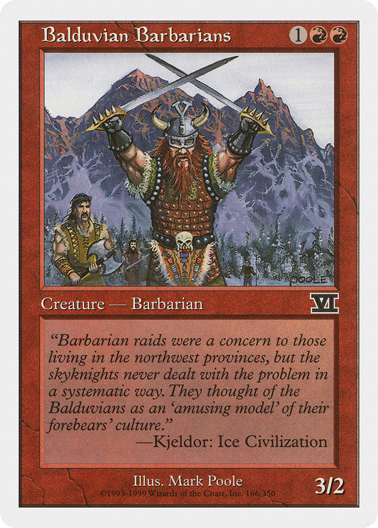 Balduvian Barbarians [Classic Sixth Edition]-1