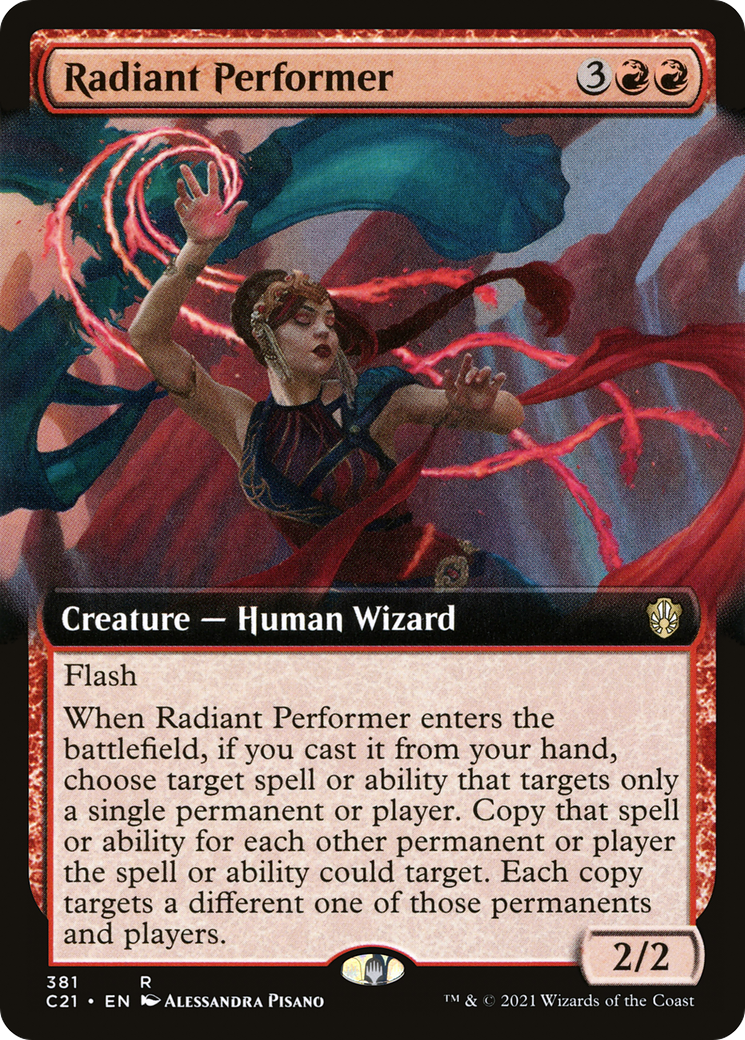 Radiant Performer (Extended Art) [Commander 2021]-1