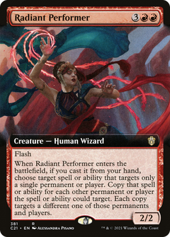Radiant Performer (Extended Art) [Commander 2021]-1