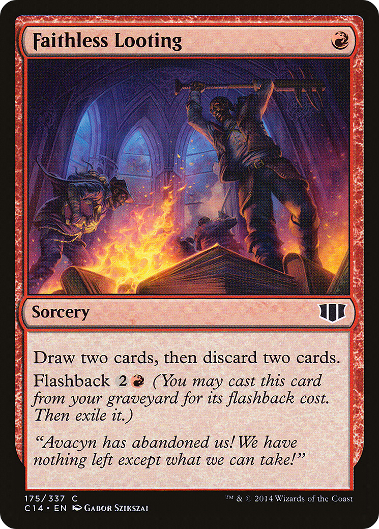 Faithless Looting [Commander 2014]-1
