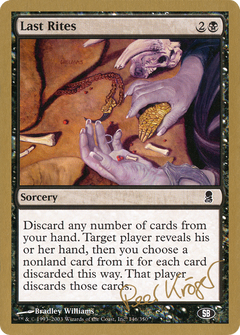Last Rites - 2003 Peer Kroger (ODY) (SB) (WCD-) - World Championship Decks 2003-1