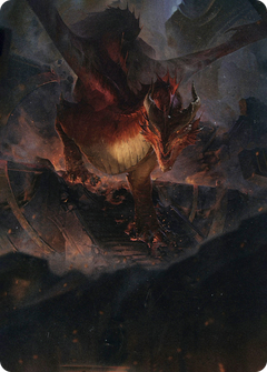 Red Dragon // Red Dragon (AAFR-081) - Adventures in the Forgotten Realms Art Series (Borderless) Foil-1