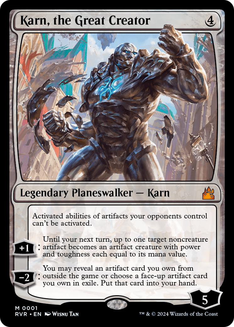 Karn, the Great Creator [Ravnica Remastered]-1