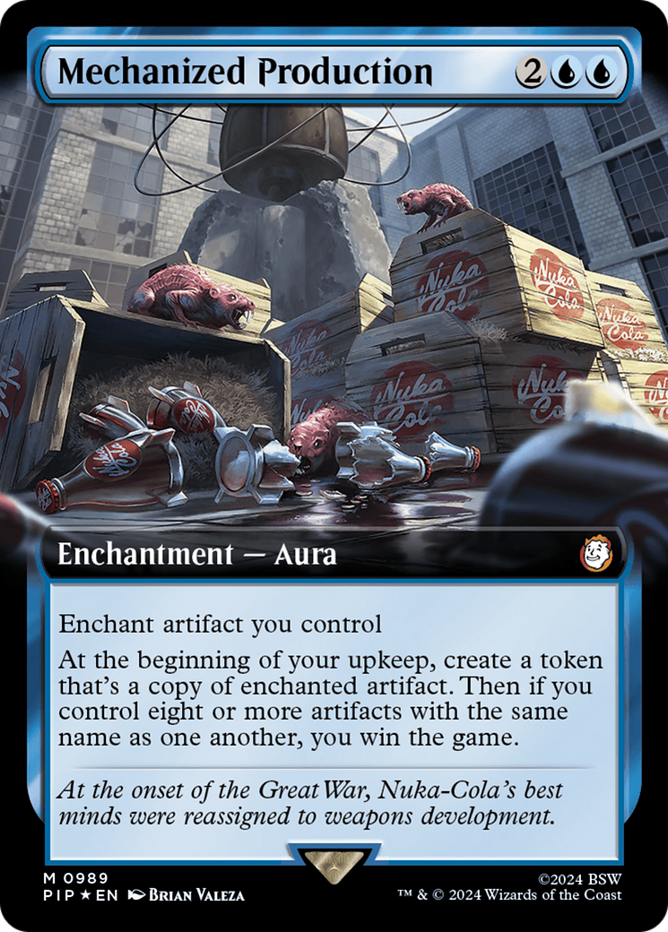 Mechanized Production (Extended Art) (Surge Foil) [Fallout]-1