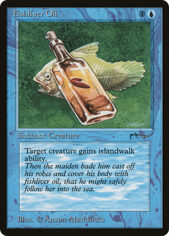 Fishliver Oil (Dark Mana Cost) [Arabian Nights]-1