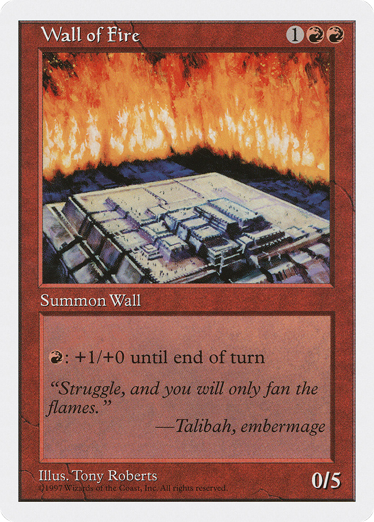 Wall of Fire (5ED-) - Fifth Edition-1