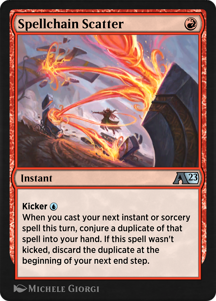 Spellchain Scatter (YDMU-015) - Alchemy: Dominaria-1
