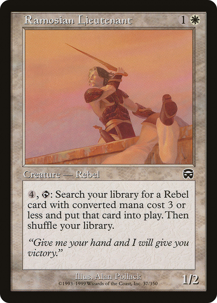Ramosian Lieutenant [Mercadian Masques]-1