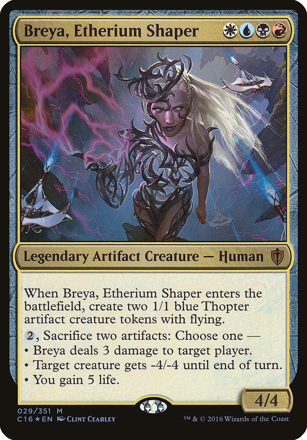 Breya, Etherium Shaper (Oversized) [Commander 2016 Oversized]-1