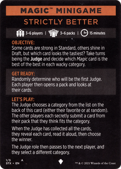 Strictly Better // Strictly Better (cont'd) (MSTX-001) - Strixhaven: School of Mages Minigames Foil-3
