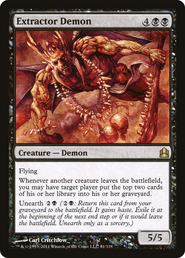 Extractor Demon [Commander 2011]-1