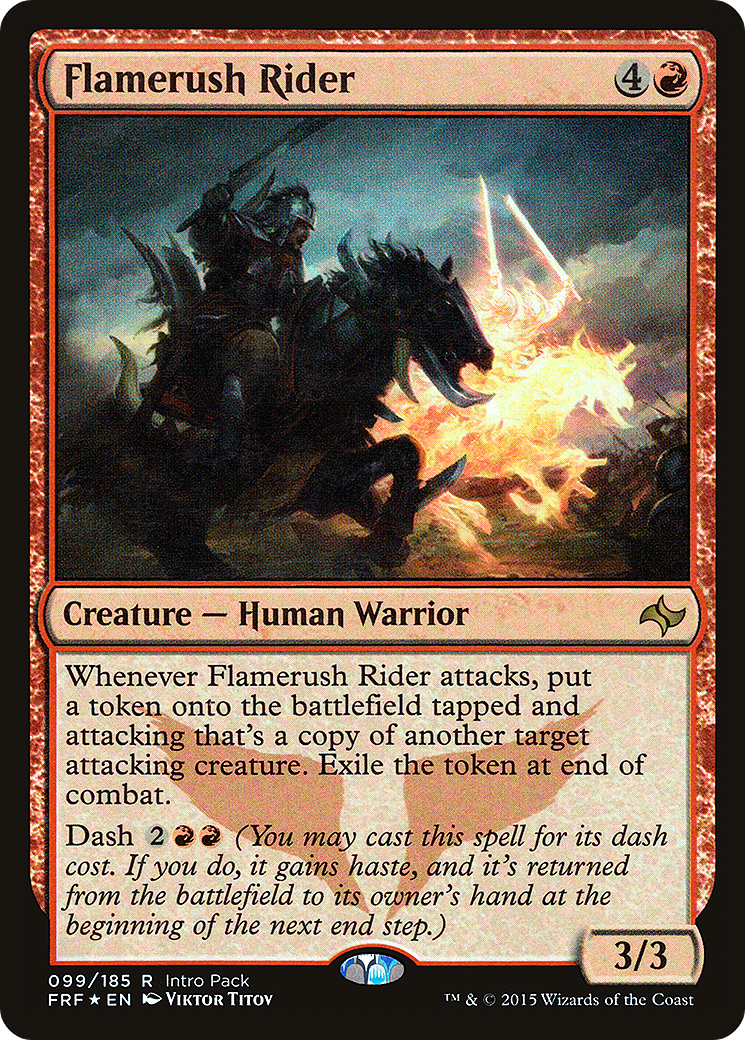 Flamerush Rider (Intro Pack) [Fate Reforged Promos]-1