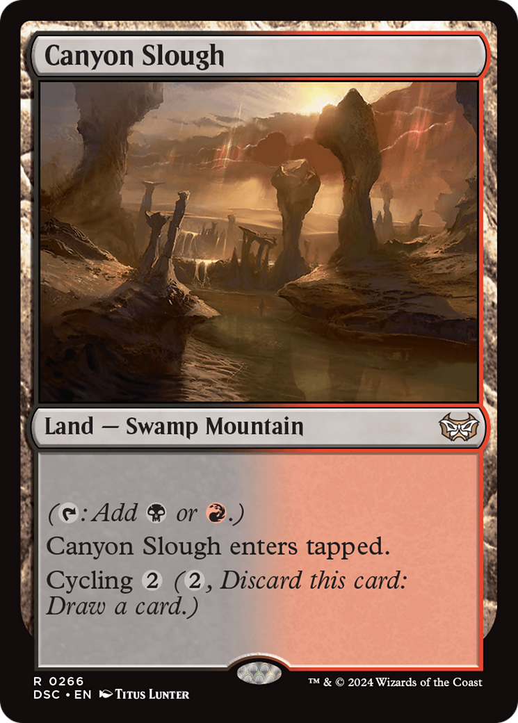 Canyon Slough [Duskmourn: House of Horror Commander]-1