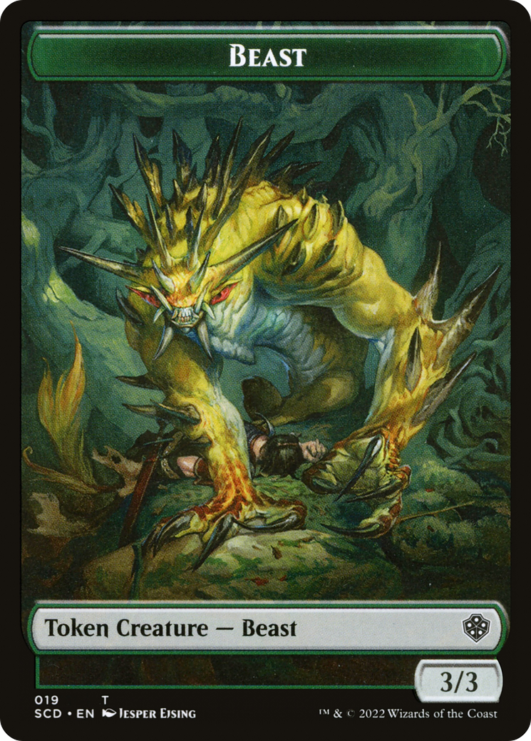 Beast (TSCD-019) - Starter Commander Deck Tokens Foil-1