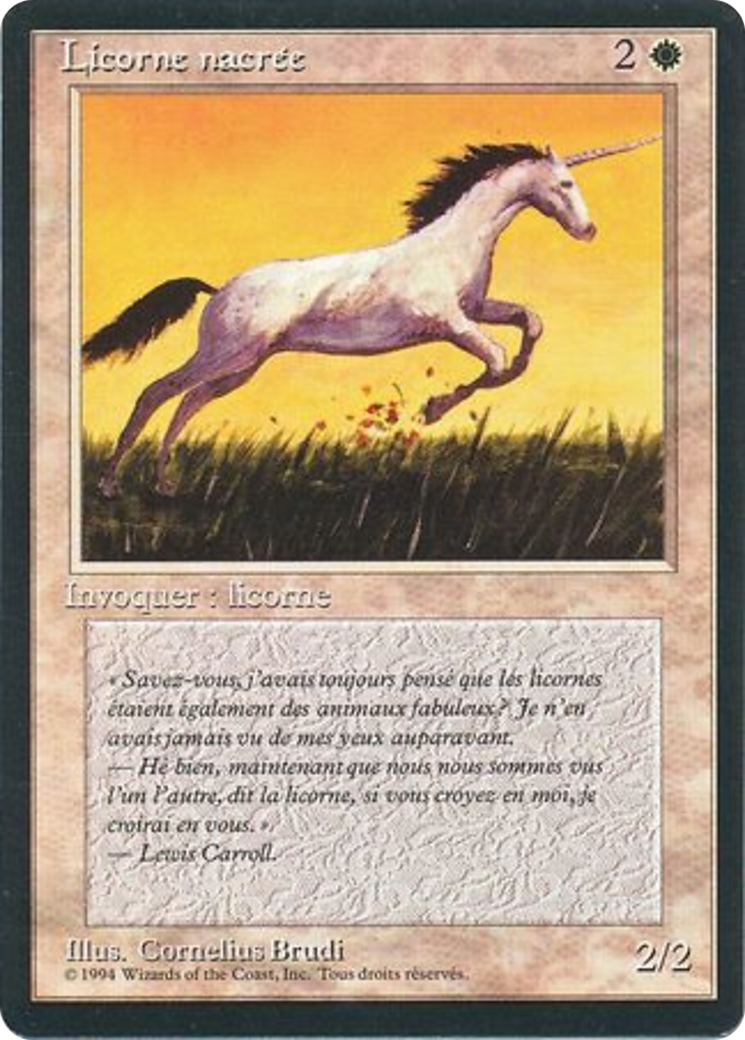 Pearled Unicorn (FBB-) - Foreign Black Border-1