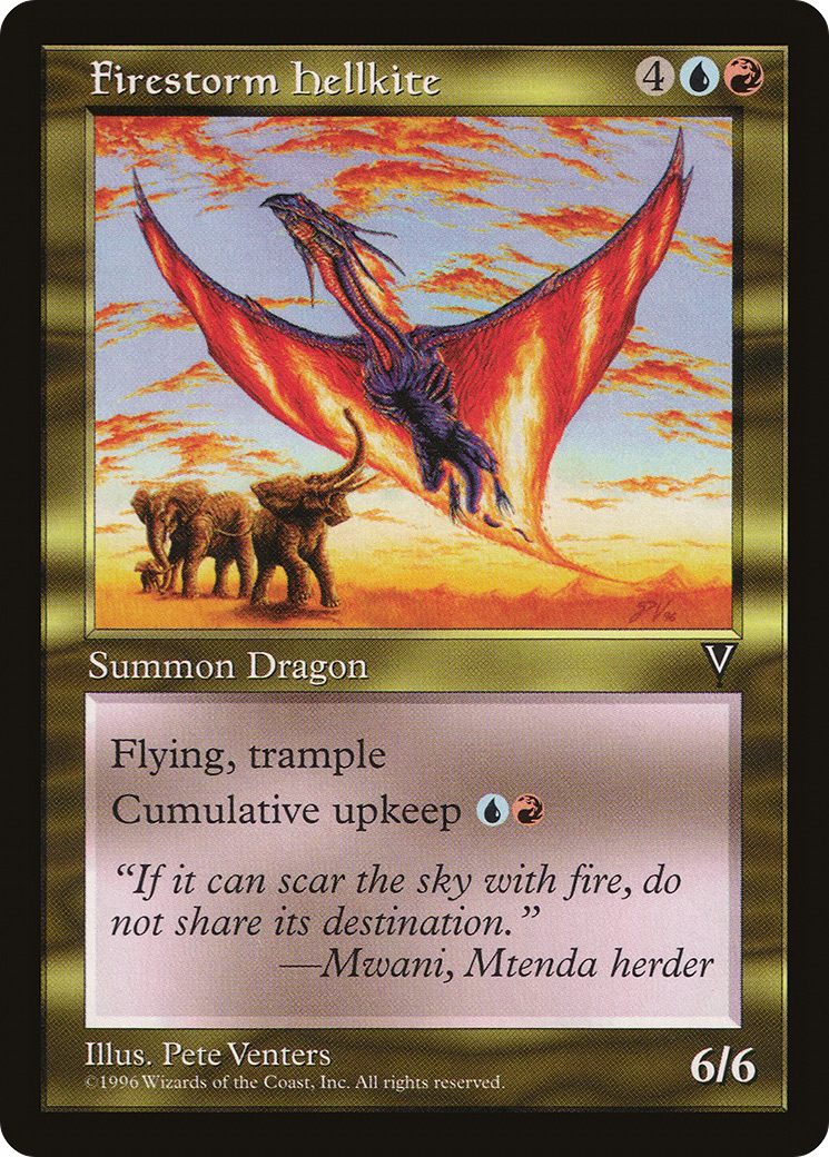 Firestorm Hellkite [Visions]-1