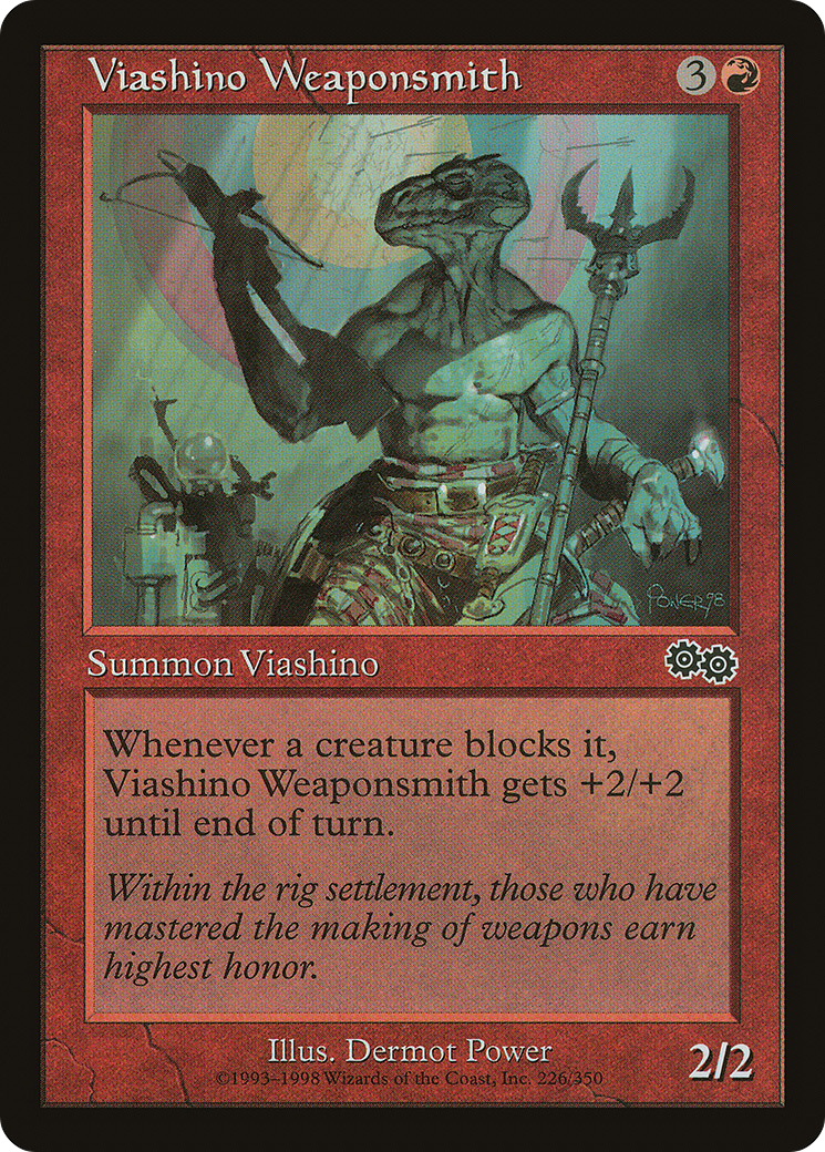 Viashino Weaponsmith (USG-226) - Urza's Saga-1