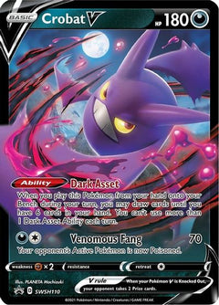 Crobat V (SWSH110) [Sword & Shield: Black Star Promos]-1