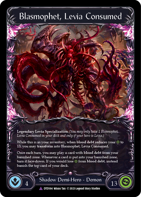 Levia, Redeemed // Blasmophet, Levia Consumed (Marvel) [DTD164] (Dusk Till Dawn)  Cold Foil-2