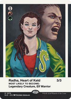 Radha, Heart of Keld // Radha, Heart of Keld (SLD-1876) - Secret Lair Drop (Borderless) Foil-1