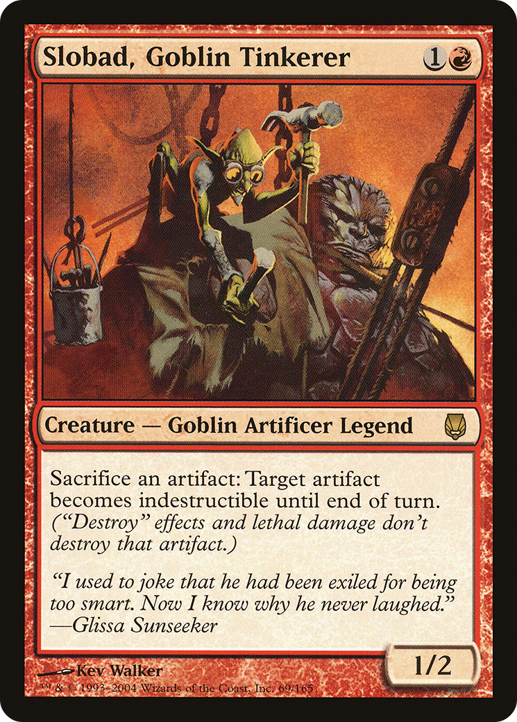 Slobad, Goblin Tinkerer [Darksteel]-1