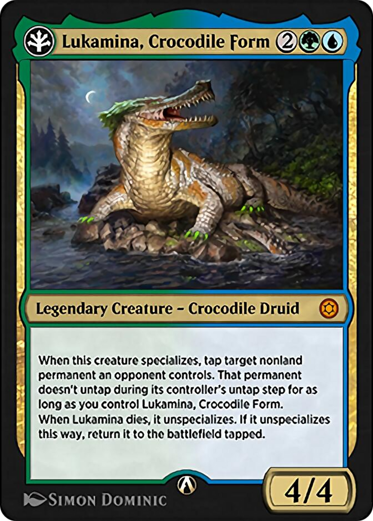 Lukamina, Crocodile Form (HBG-17U) - Alchemy Horizons: Baldur's Gate-1