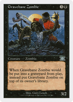 Gravebane Zombie (6ED-133) - Classic Sixth Edition-1