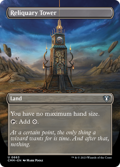 Reliquary Tower (Borderless Alternate Art) [Commander Masters]-1