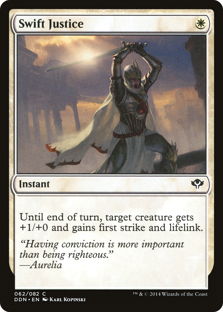 Swift Justice [Duel Decks: Speed vs. Cunning]-1