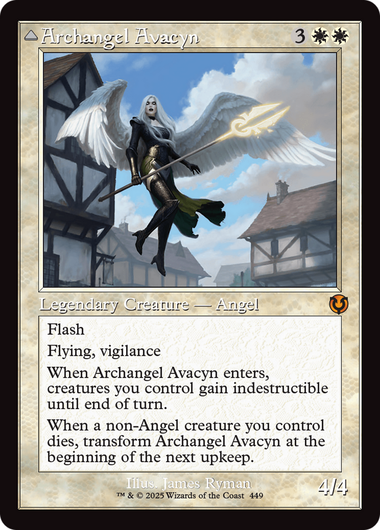 Archangel Avacyn // Avacyn, the Purifier (Retro Frame) [Innistrad Remastered]-3