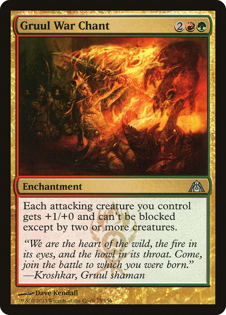 Gruul War Chant [Dragon's Maze]-1