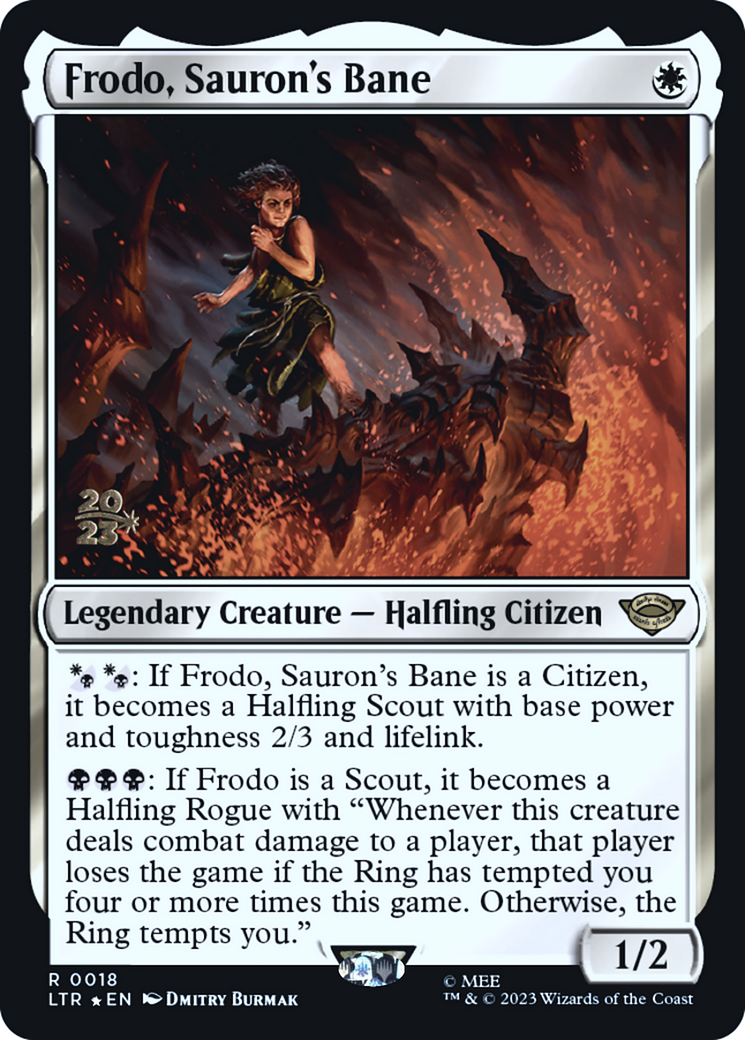 Frodo, Sauron's Bane [The Lord of the Rings: Tales of Middle-Earth Prerelease Promos]-1