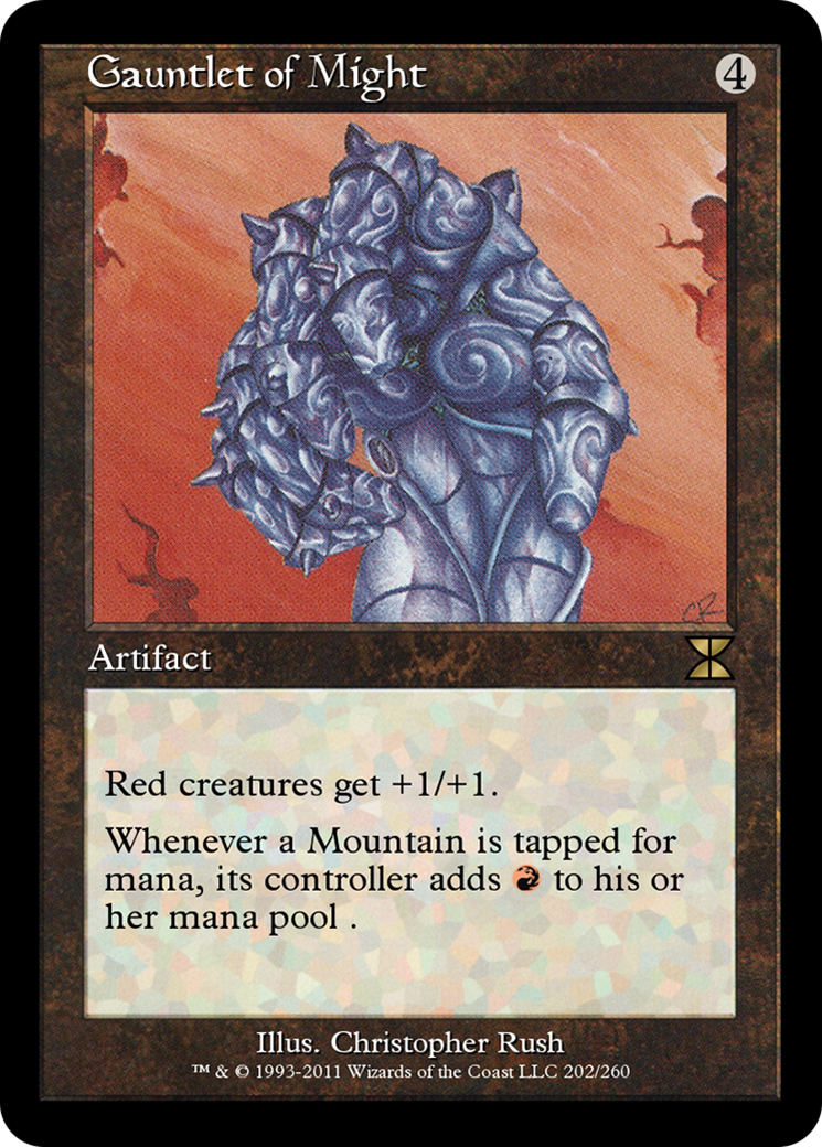 Gauntlet of Might (ME4-202) - Masters Edition IV Foil-1