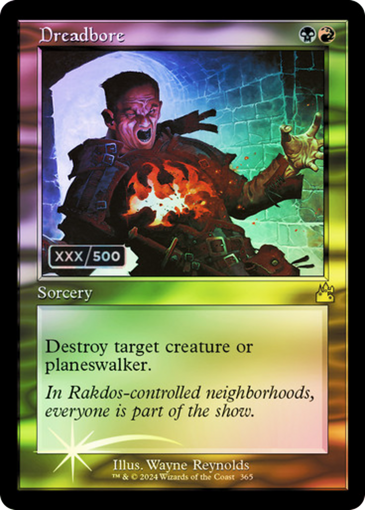 Dreadbore (Retro) (Serialized) [Ravnica Remastered]-1