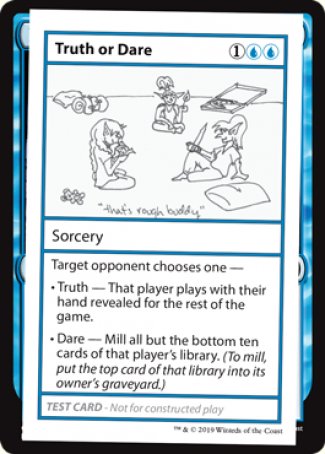 Truth or Dare (2021 Edition) [Mystery Booster Playtest Cards]-1