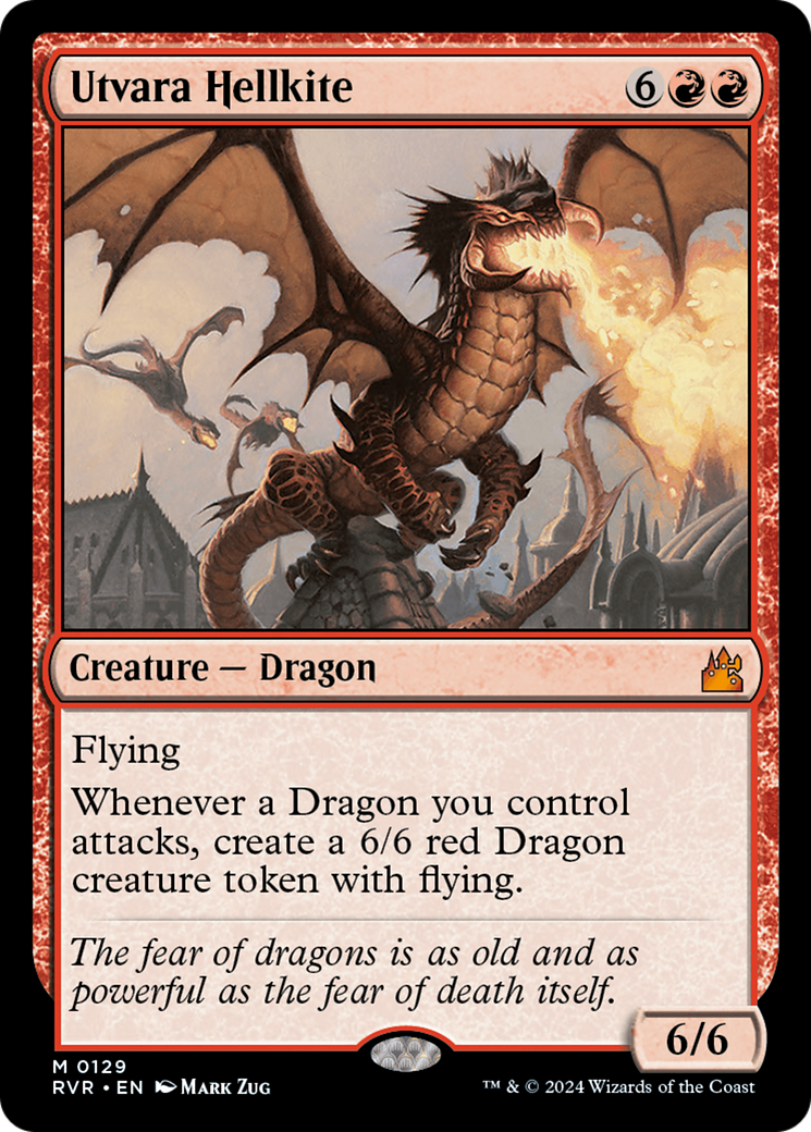 Utvara Hellkite (RVR-129) - Ravnica Remastered Foil-1