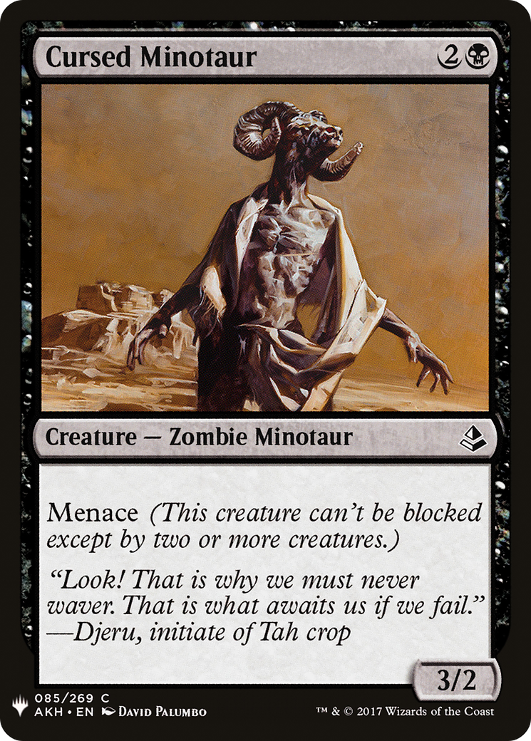 Cursed Minotaur [Mystery Booster]-1